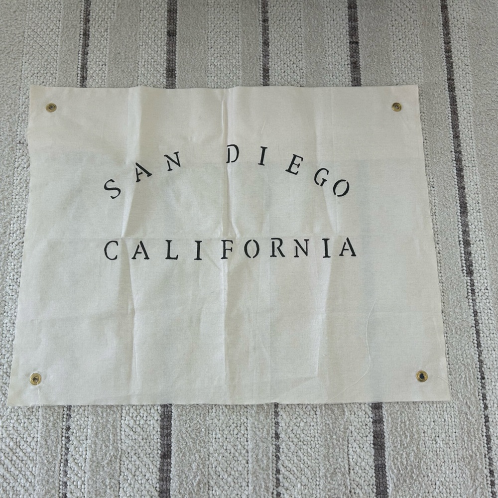 Sam Diego Wall canvas flag